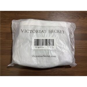 Victoria Secret Pink Women Clear Red Blue Flag Makeup Waist Bag & Lanyard